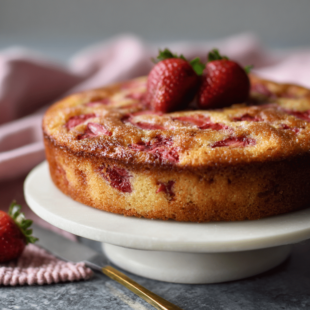 Gluten Free Strawberry Spoon Cake – Soft, Sweet, and Full of Summer Love