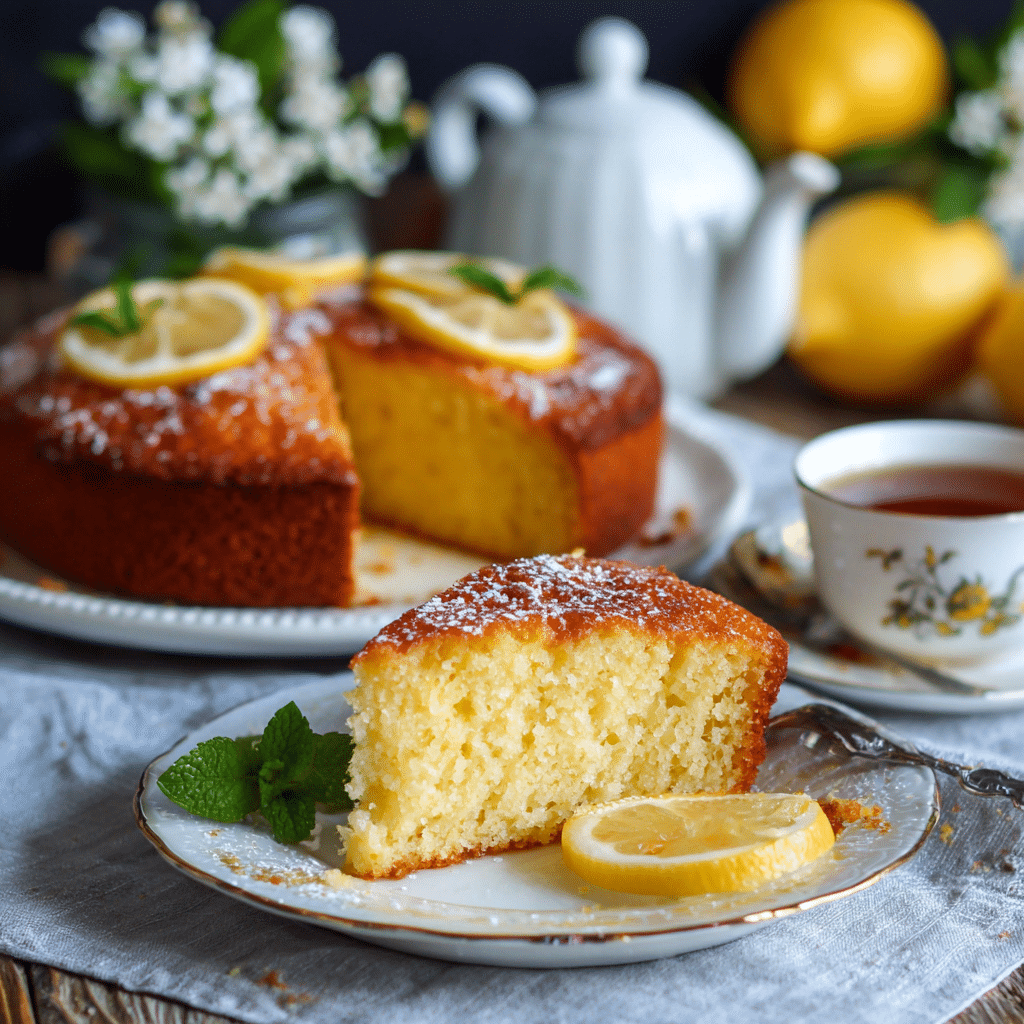 Honey Lemon Tea Cake – A Soft, Sunny Cake That Feels Like Home