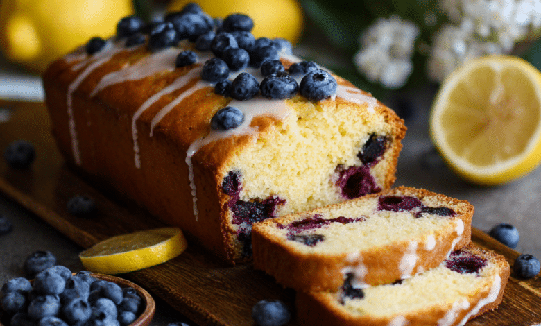 Lemon Blueberry Loaf Cake