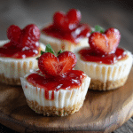 Mini Strawberry Cheesecake Cups