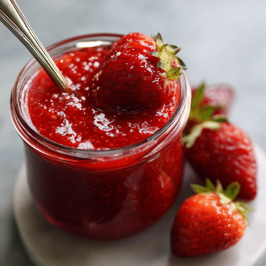 No-Cook Strawberry Sauce – Sweet, Fresh, and Full of Love