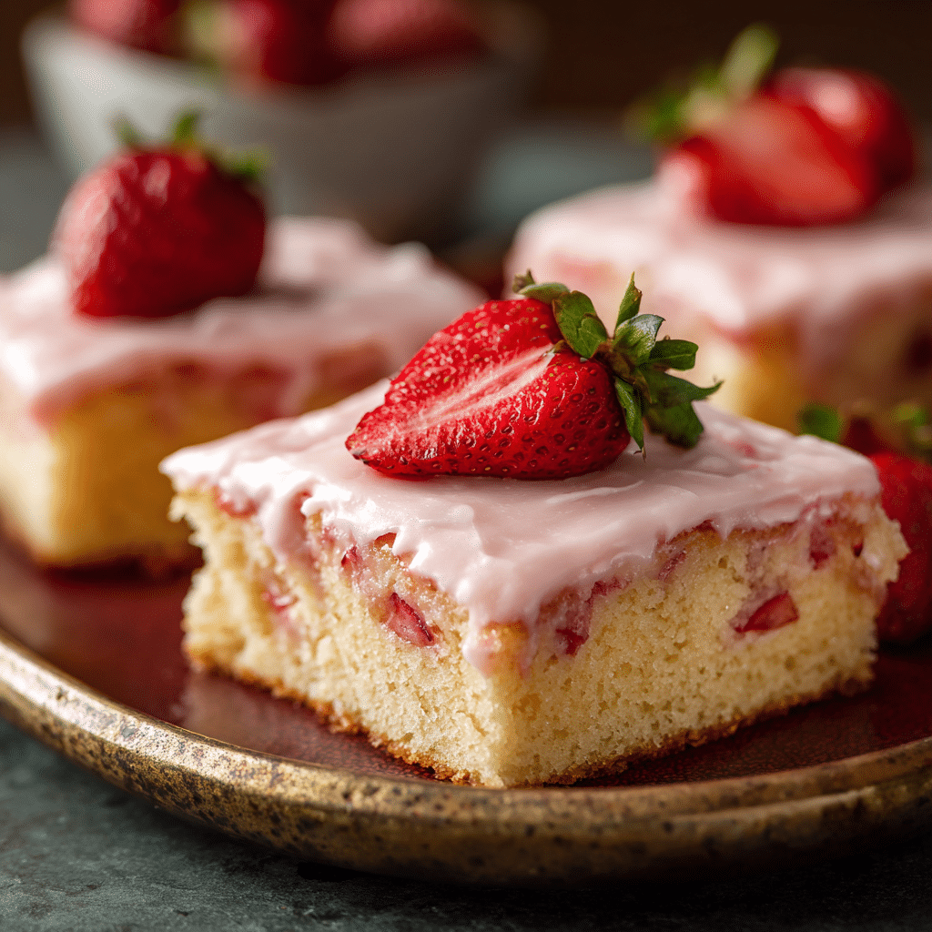 Old-Fashioned Strawberry Sheet Cake – Sweet Memories Baked in Every Bite