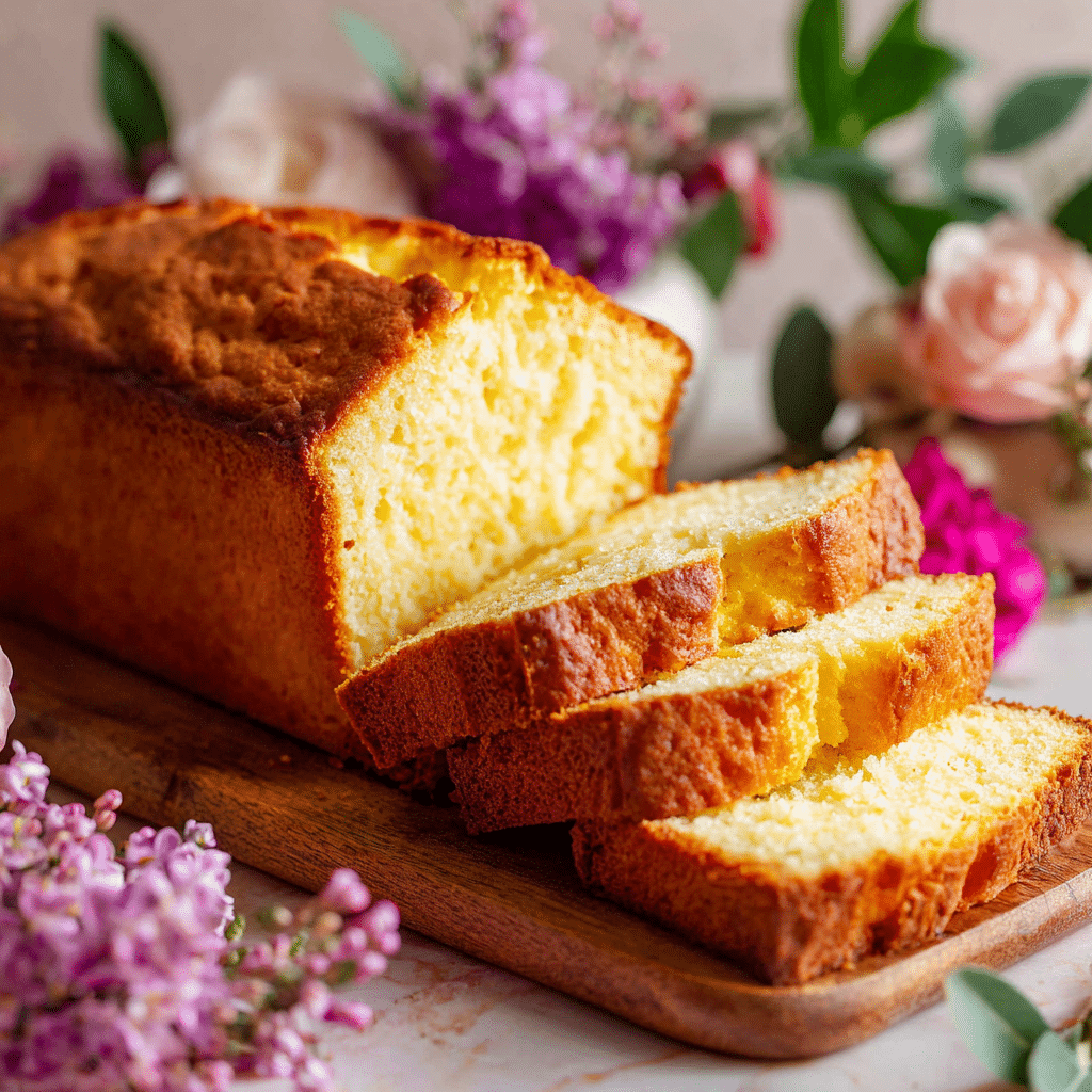 Simple Spring Butter Loaf Cake – Soft, Golden, and Full of Home