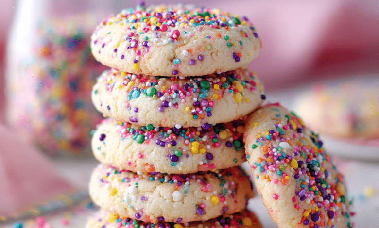 Soft Vanilla Sprinkle Cookies That Feel Like a Warm Hug