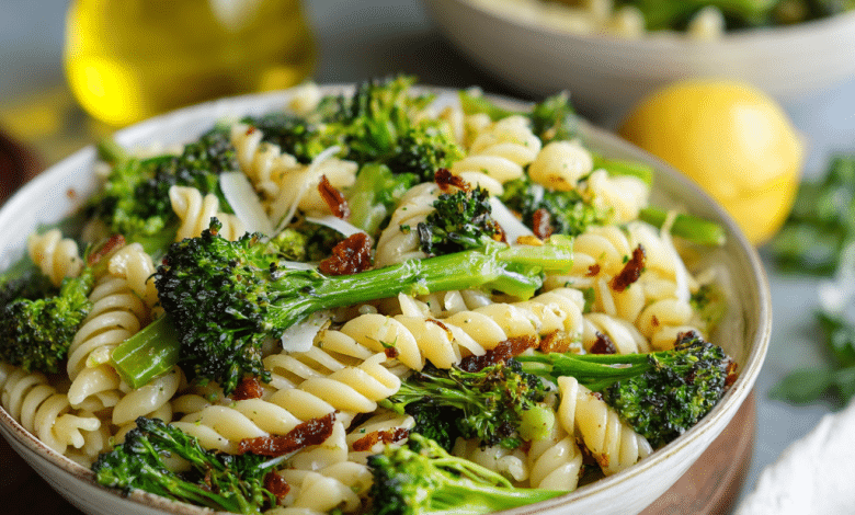 Spring Broccoli Pasta Salad with Garlic Vinaigrette – Fresh, Green, and Full of Life