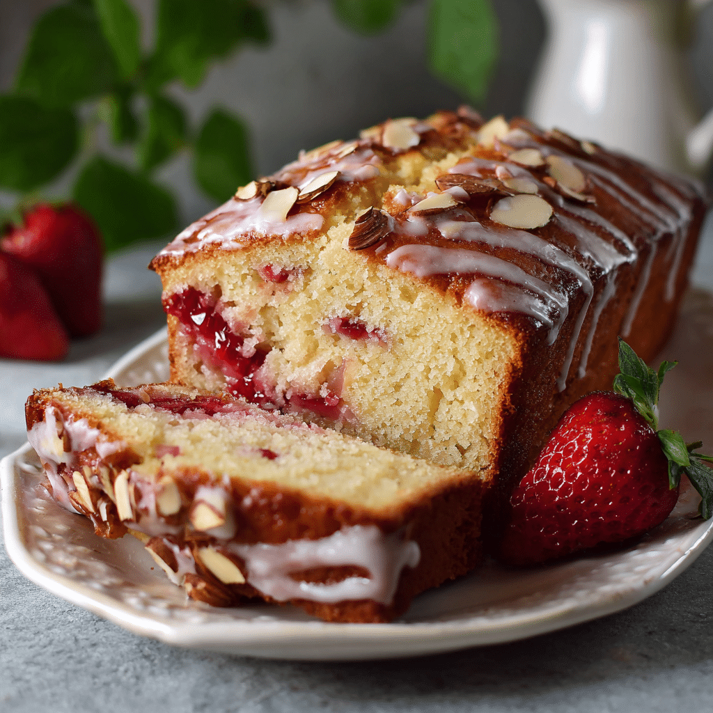 Strawberry Sour Cream Pound Cake – Sweet Memories in Every Slice
