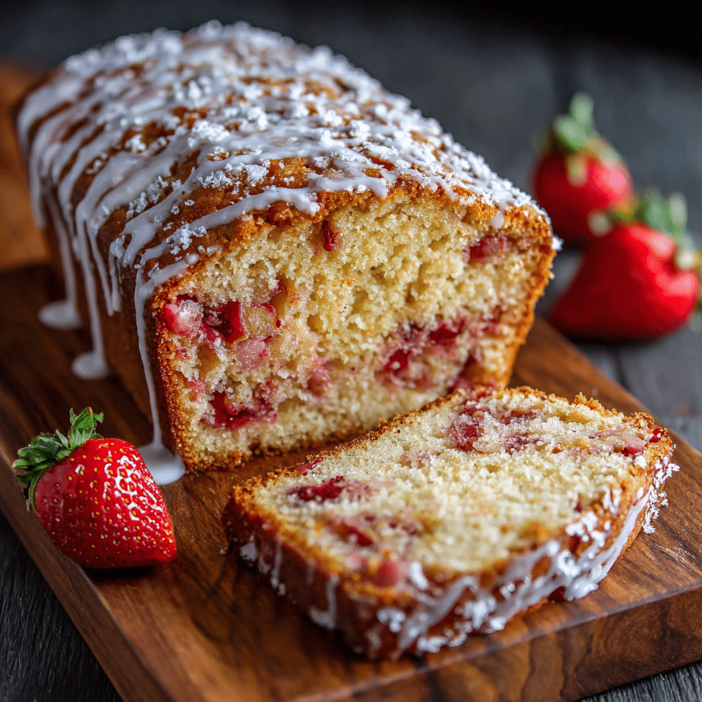 Strawberry Buttermilk Pound Cake (soft, sweet, and full of Sunday feelings)