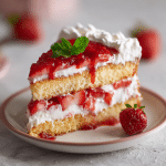 Strawberry Cake Filling Without Gelatin – Fresh, Silky, and Made with Love