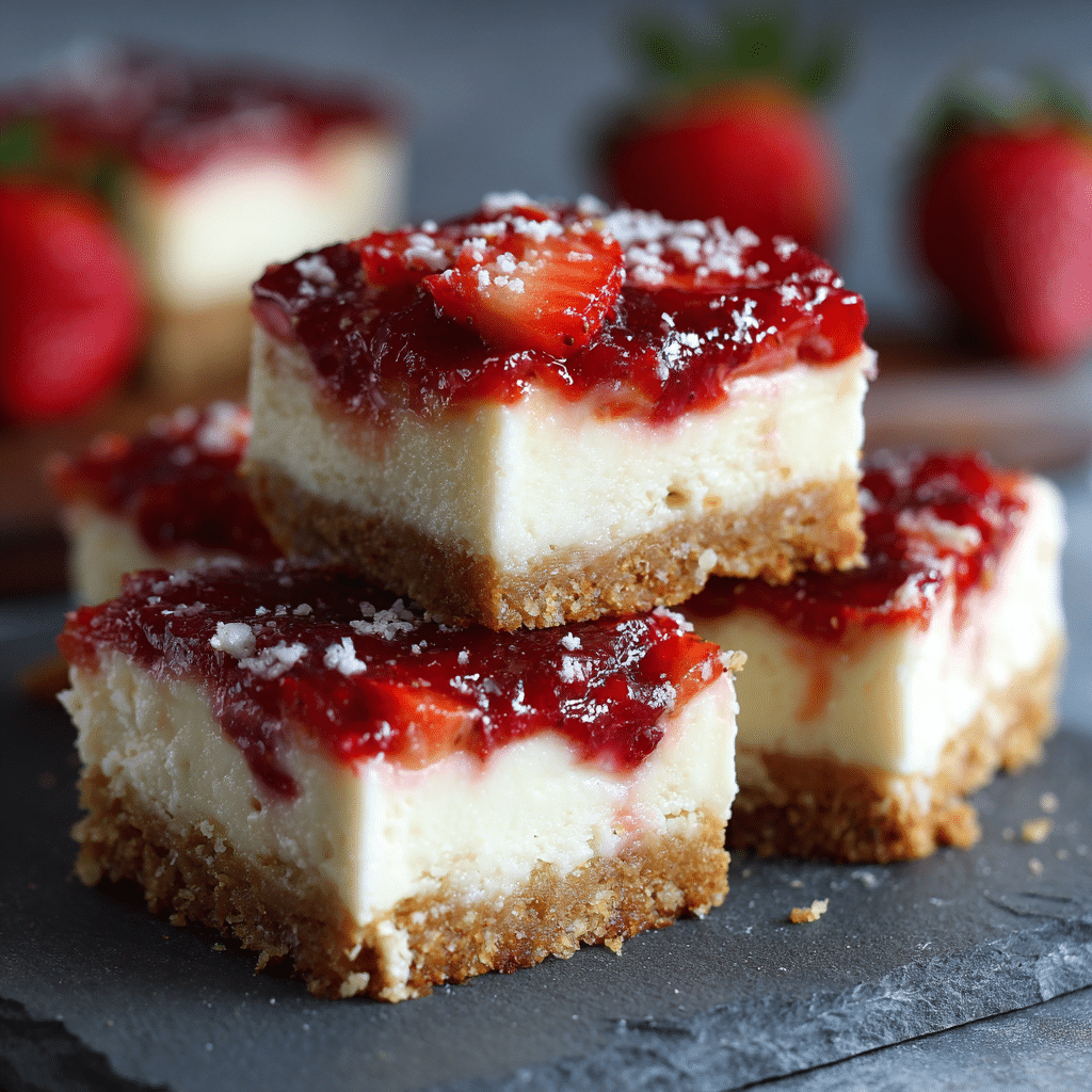 Strawberry Cheesecake Bars – Sweet Little Squares of Love from My Kitchen