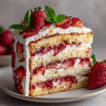 Strawberry Cheesecake Layer Cake