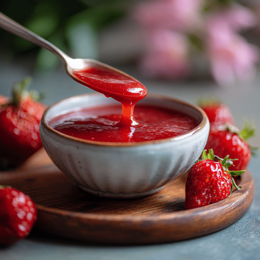 Strawberry Coulis Recipe – A Sweet Little Sauce That Feels Like Summer in a Spoon