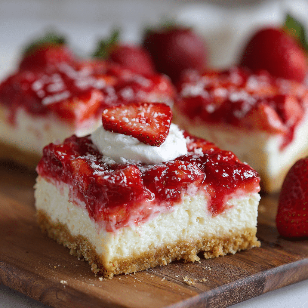 Strawberry Cream Cheese Cake Bars – Sweet Memories in Every Bite