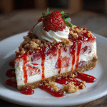 Strawberry Crunch Cheesecake