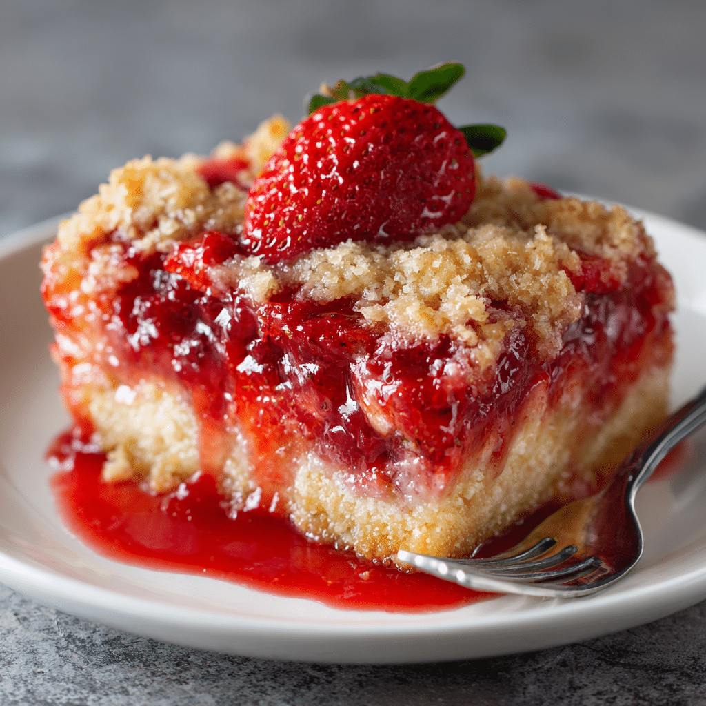 Strawberry Dump Sheet Cake Dessert – The Sweetest Strawberry Hug from My Oven