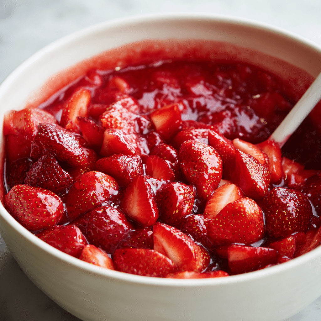 Strawberry Filling for Sheet Cake – Sweet, Juicy, and Full of Love
