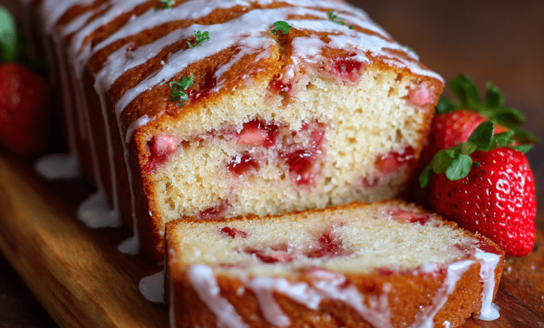 Strawberry Jam Pound Cake
