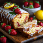Strawberry Lemon Pound Cake