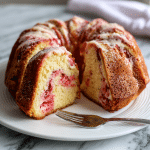 Strawberry Marble Pound Cake