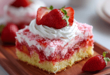 Strawberry Shortcake Sheet Cake