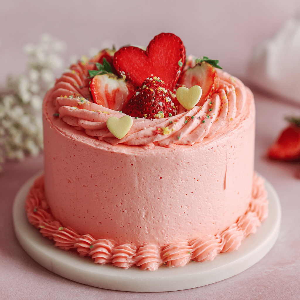 Strawberry Purée Buttercream Recipe – Silky, Fresh & Full of Love