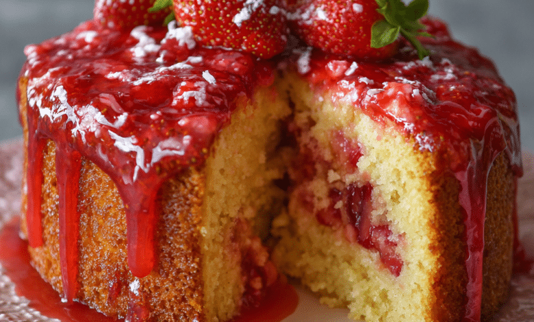 Strawberry Purée Cake Filling – Sweet, Silky, and Full of Summer Love