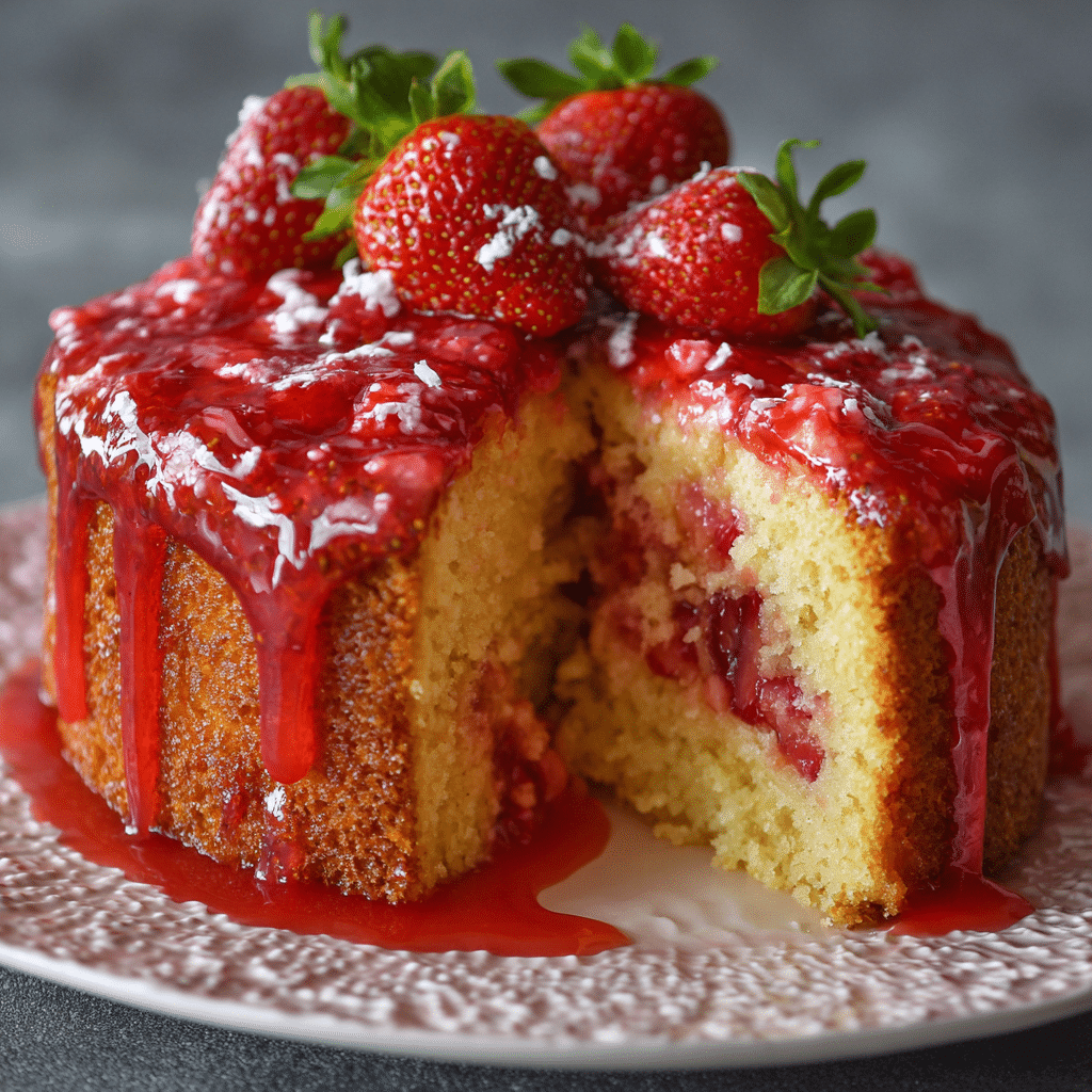 Strawberry Purée Cake Filling – Sweet, Silky, and Full of Summer Love