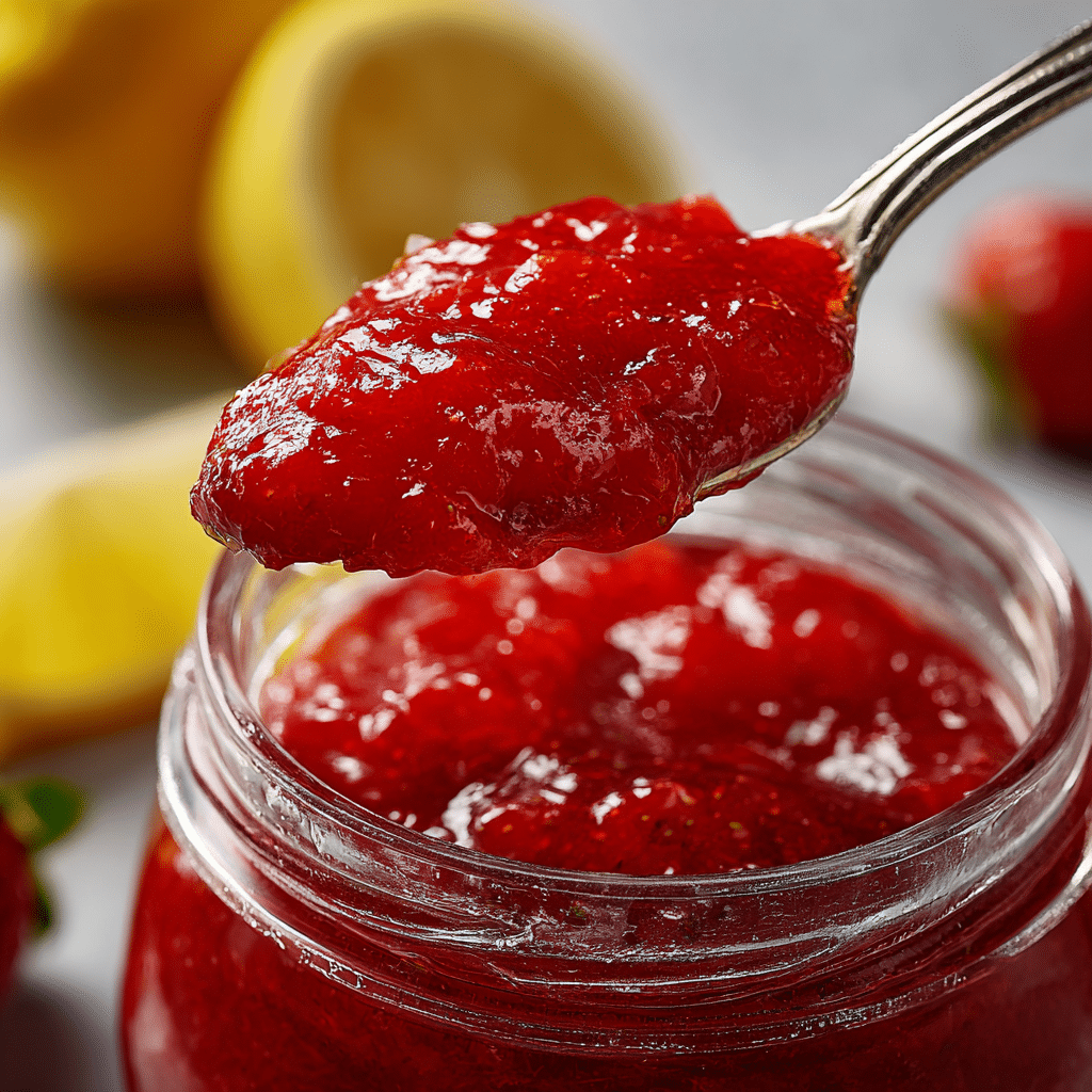 Strawberry Purée with Lemon Juice – Sweet Sunshine in a Spoon