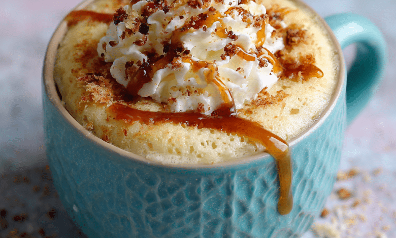 Vanilla Mug Cake Without Oven – A Little Cup of Comfort for Busy Days