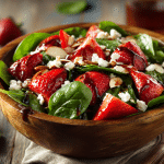 Easy Strawberry Spinach Salad