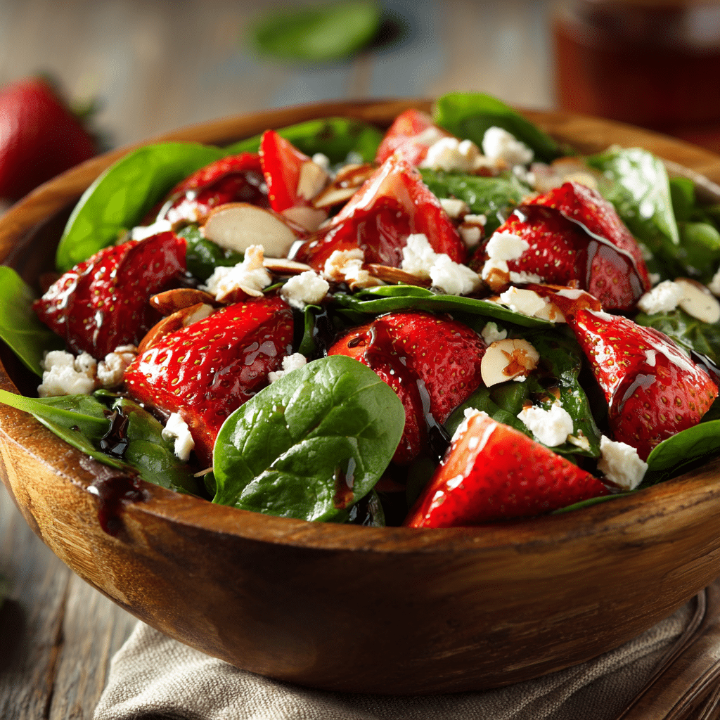 Easy Strawberry Spinach Salad – Fresh, Sweet, and Full of Love