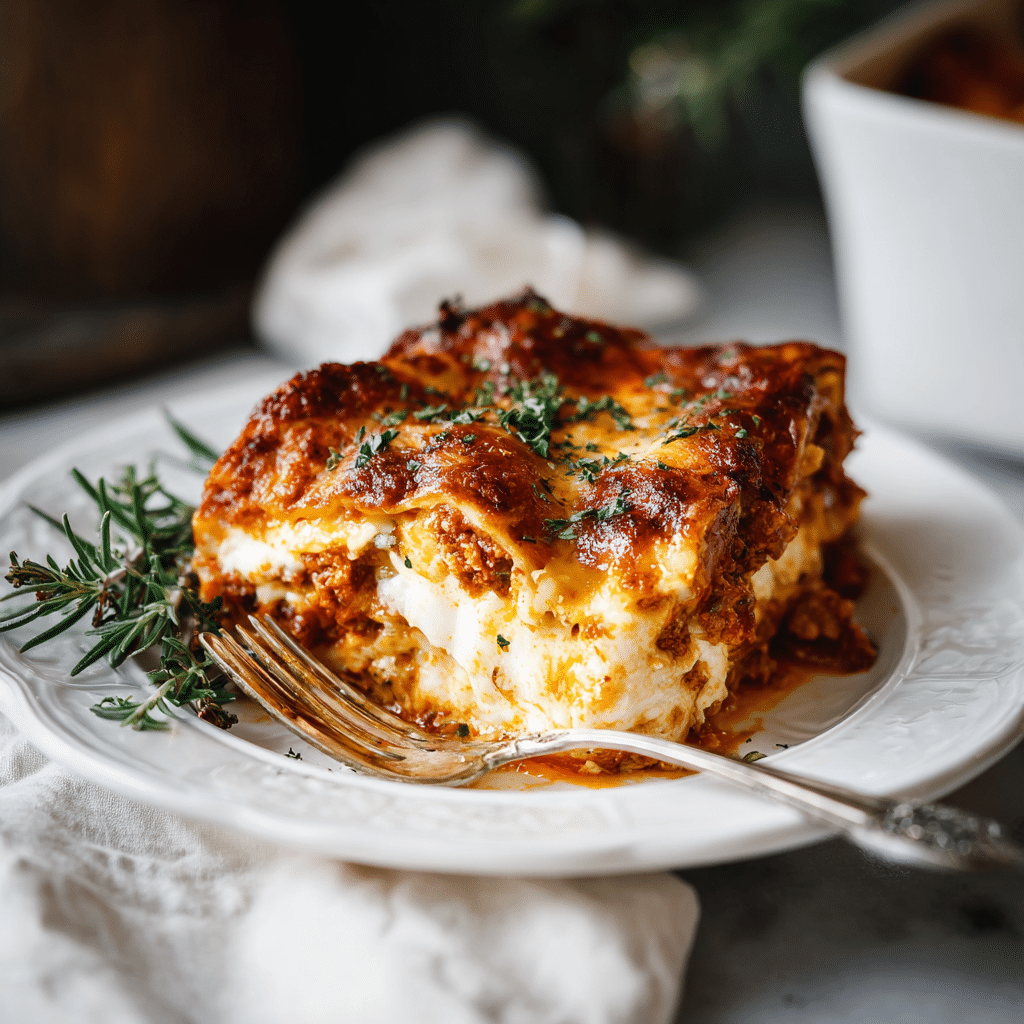 Baked Lasagna Recipe – The Cozy Sunday Tradition I Carry in My Heart