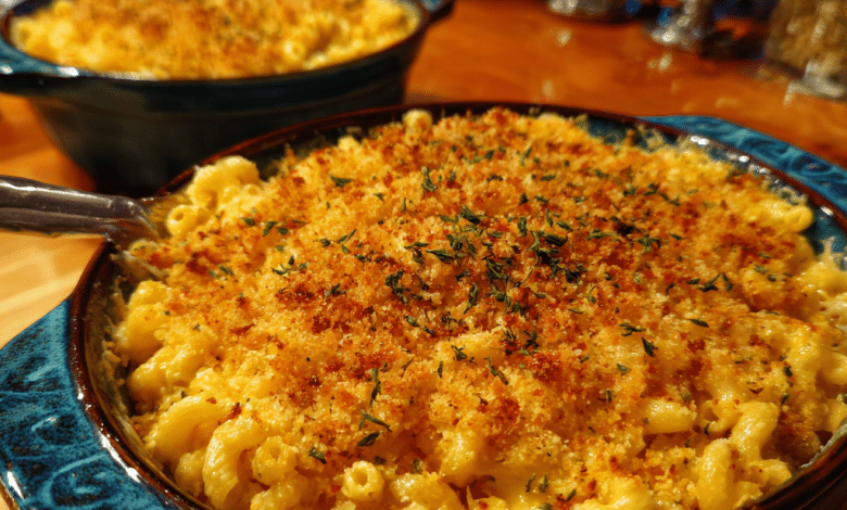 Baked Mac and Cheese with Crispy Topping