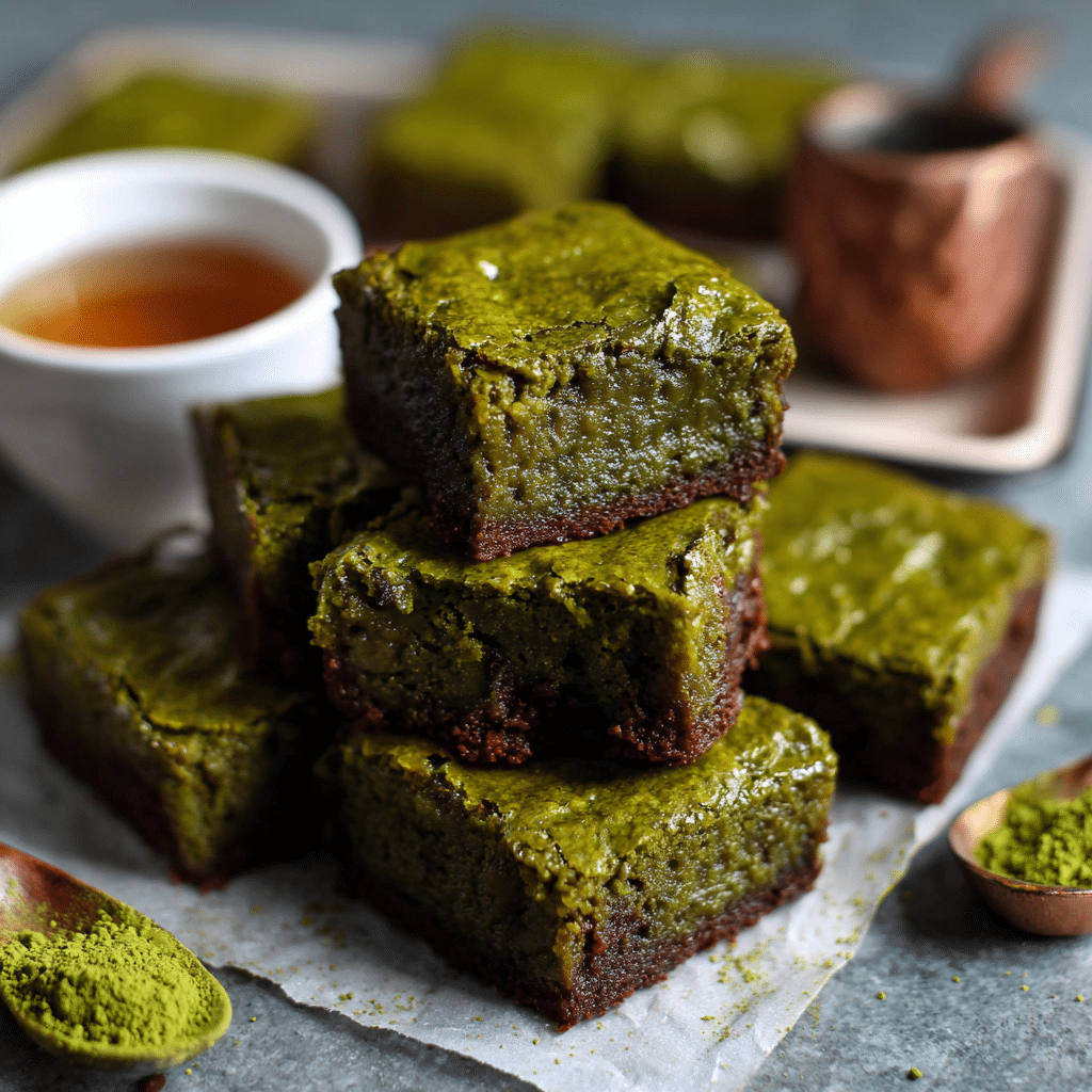 Bakery-Style Matcha Brownies – Soft, Fudgy Green Tea Bliss From My Kitchen