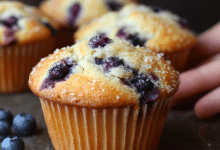 Bakery Style Blueberry Muffins