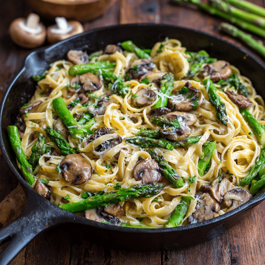 Best Asparagus Mushroom Pasta – A Cozy Bowl of Comfort and Fresh Spring Flavor