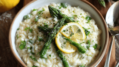 Best Lemon Asparagus Risotto