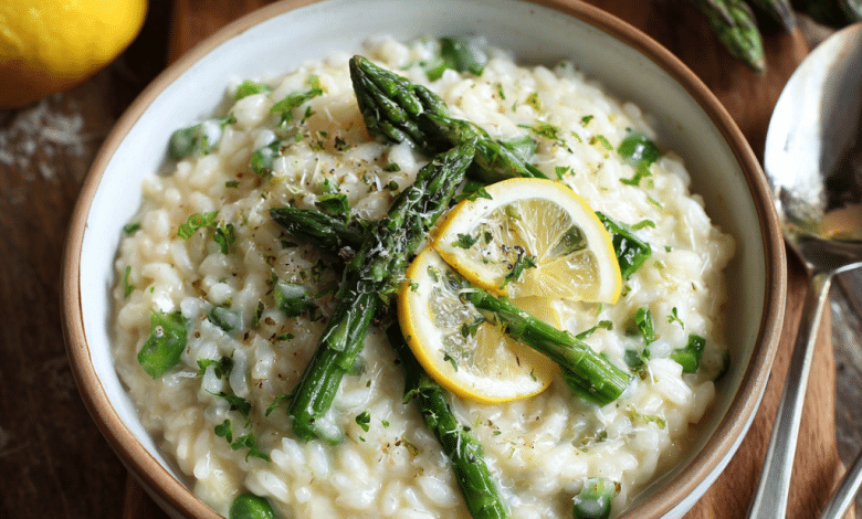 Best Lemon Asparagus Risotto