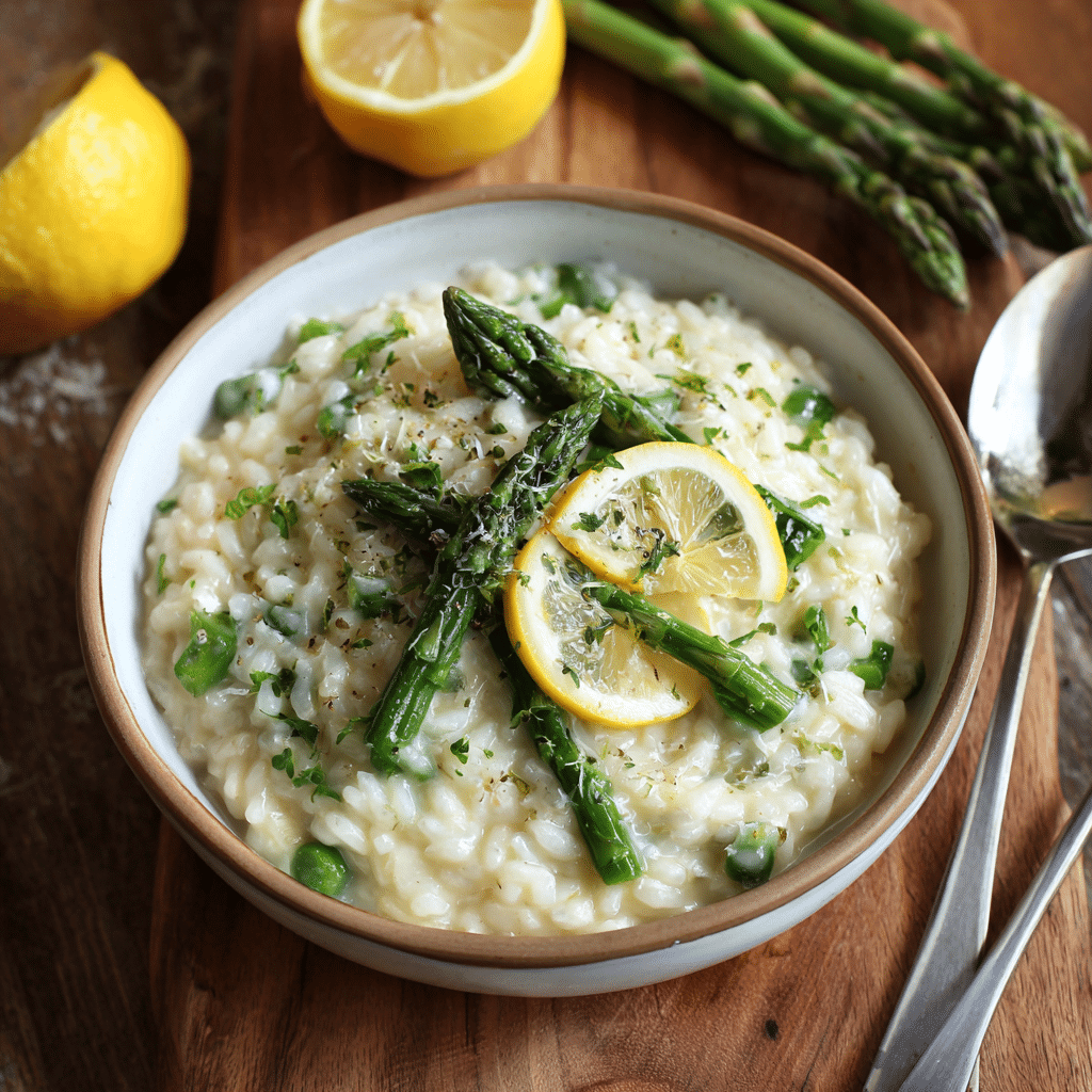 Best Lemon Asparagus Risotto Recipe – A Bright, Creamy Bowl of Comfort from My Kitchen
