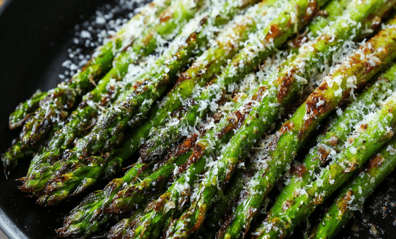 Best Roasted Asparagus with Parmesan