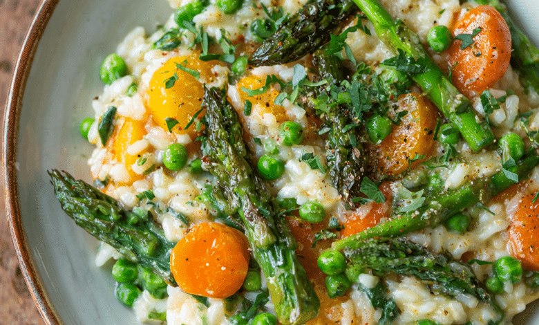 Best Spring Vegetable Risotto