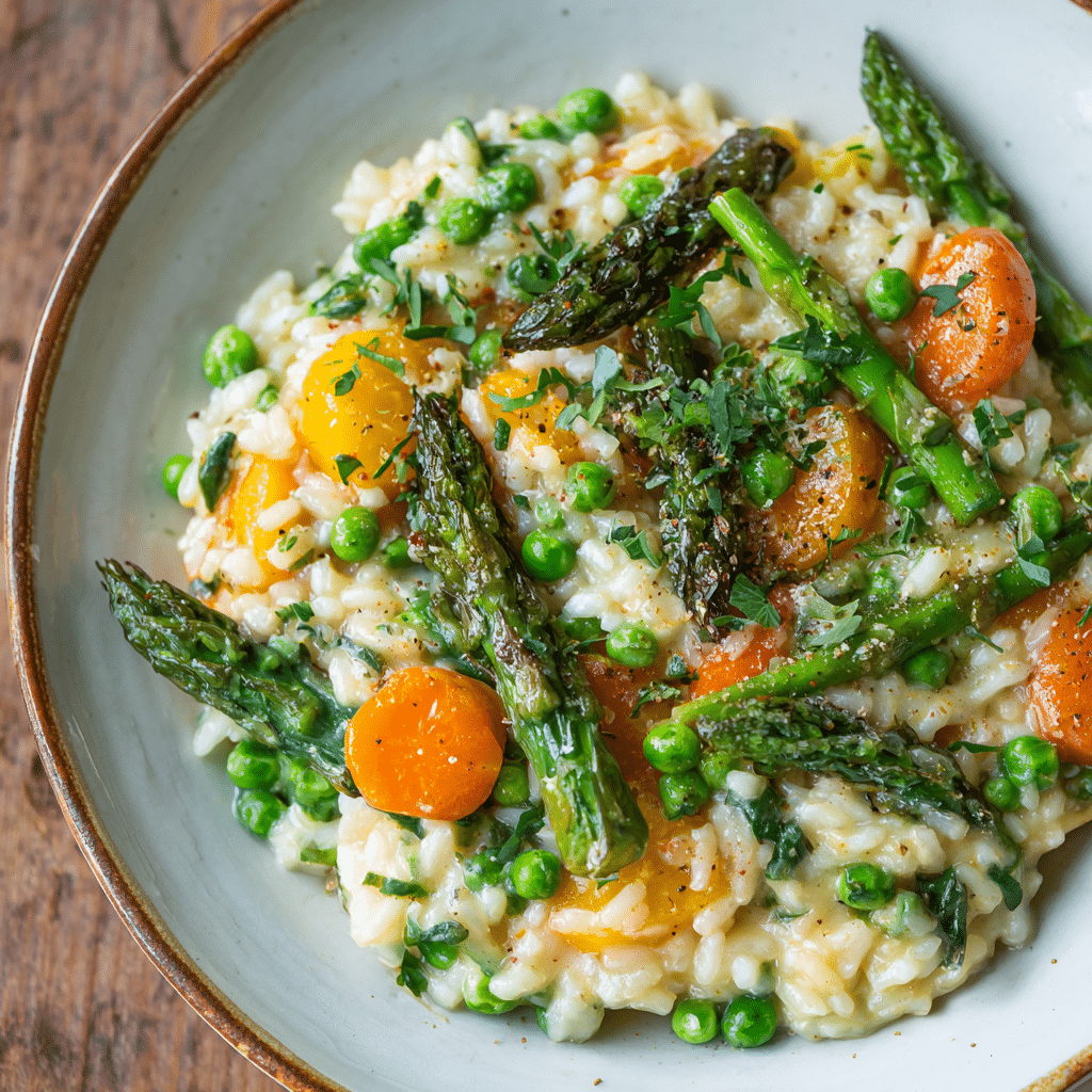 Best Spring Vegetable Risotto – Creamy, Fresh, and Full of Sunshine