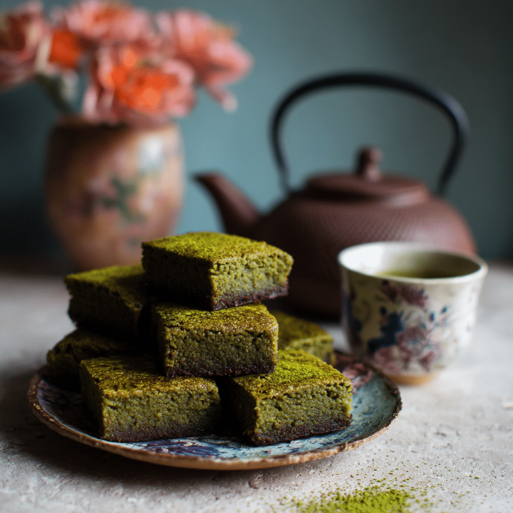 Brown Butter Matcha Brownies – My Cozy Green Tea Dessert That Feels Like a Warm Hug