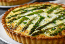 Cheesy Asparagus Quiche
