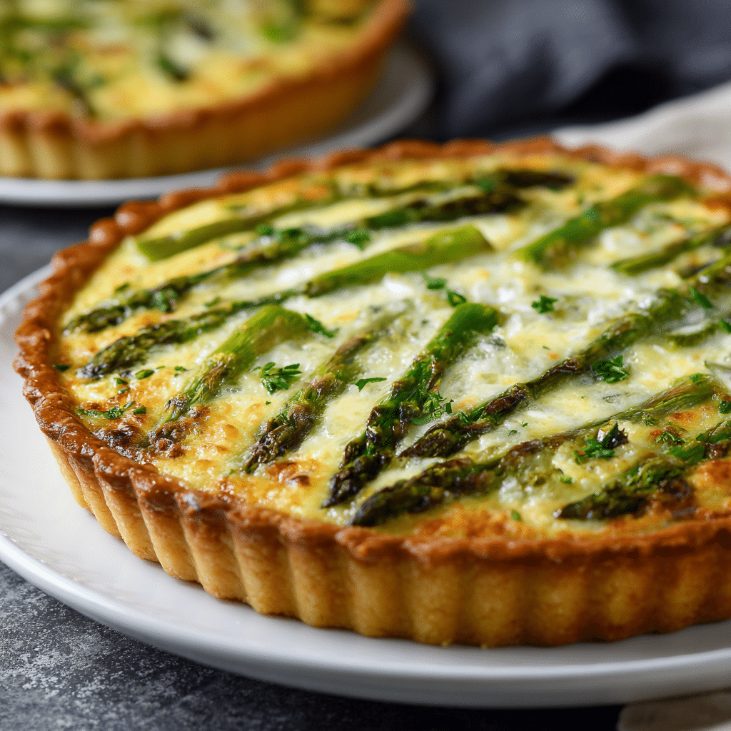 Cheesy Asparagus Quiche – A Creamy, Comforting Slice of Spring