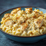 Cheesy Chicken Alfredo Pasta
