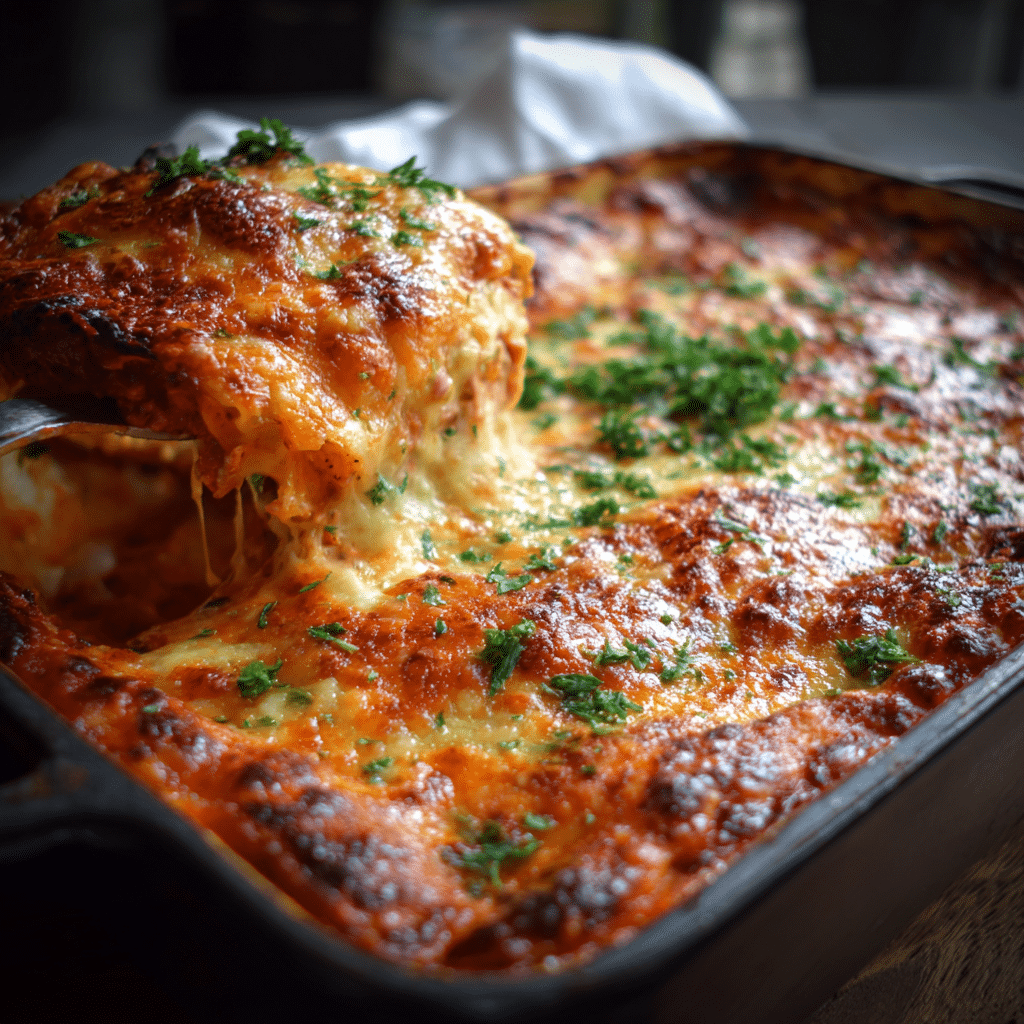 Cheesy Lasagna Recipe – The Bubbling Dish That Brings Everyone to My Table