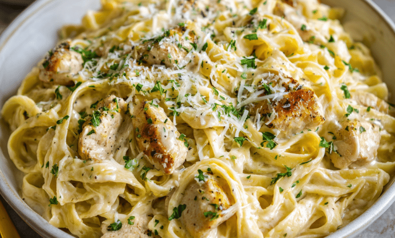 Chicken Fettuccine Alfredo