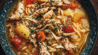 Chicken Noodle Soup for Dinner