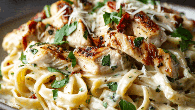 Classic Chicken Alfredo Pasta