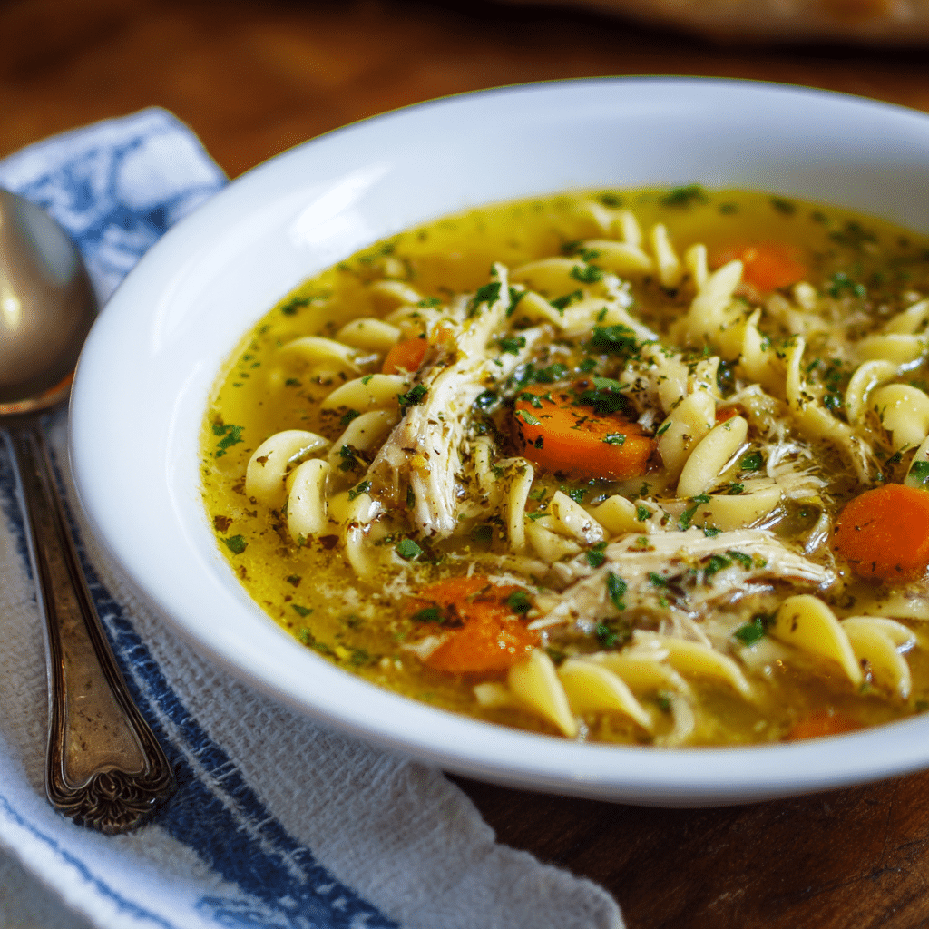 Classic Chicken Noodle Soup – The Bowl That Heals the Heart